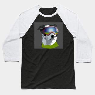 Top Dog with Shades Baseball T-Shirt